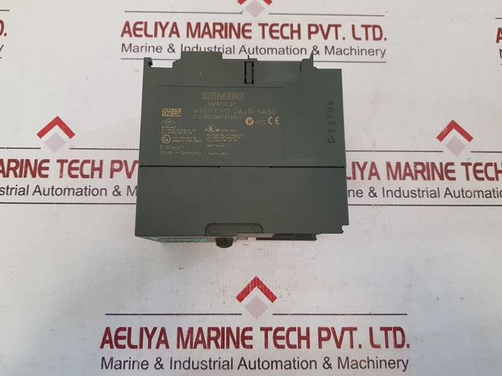 Siemens 6Es7 317-2Aj10-0Ab0 Cpu Module Cpu317-2 Dp