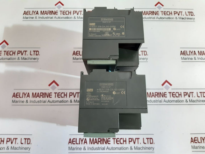 Siemens Simatic S7 6Es7 318-2Aj00-0Ab0 Processor Module