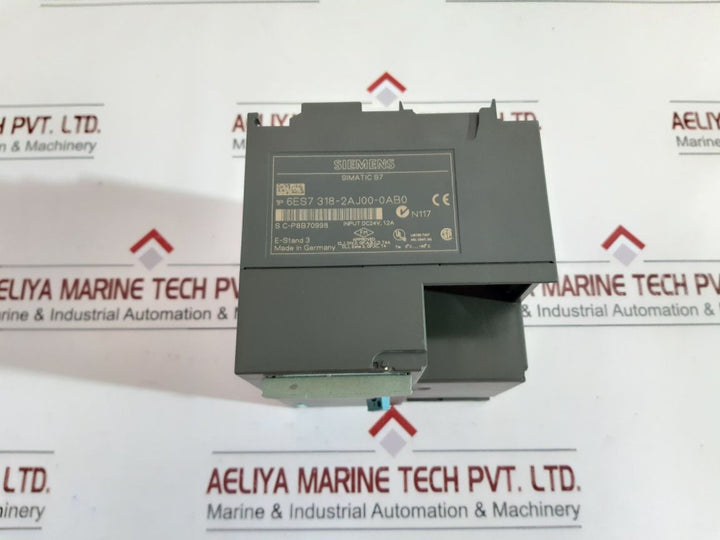 Siemens Simatic S7 6Es7 318-2Aj00-0Ab0 Processor Module