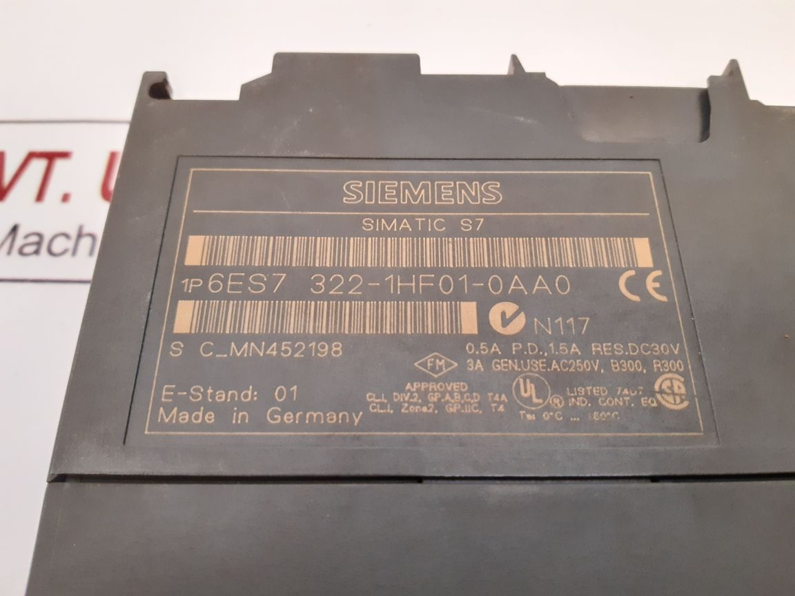 Siemens Simatic S7 6Es7 322-1Hf01-0Aa0 Digital Output Module