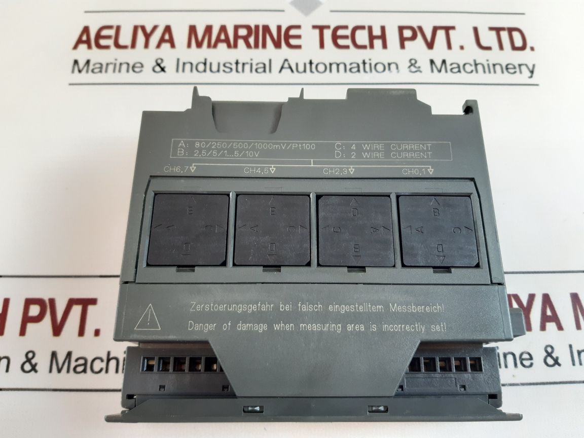 Siemens Simatic S7 6Es7 331-7Kf02-0Ab0 Analog Input Module E-stand: 4