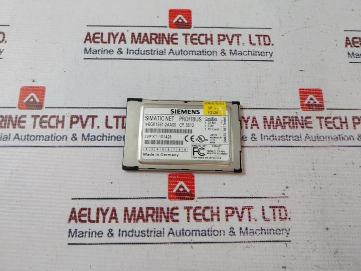 Siemens 1P 6Gk1551-2Aa00 Simatic Net Profibus Pc Card