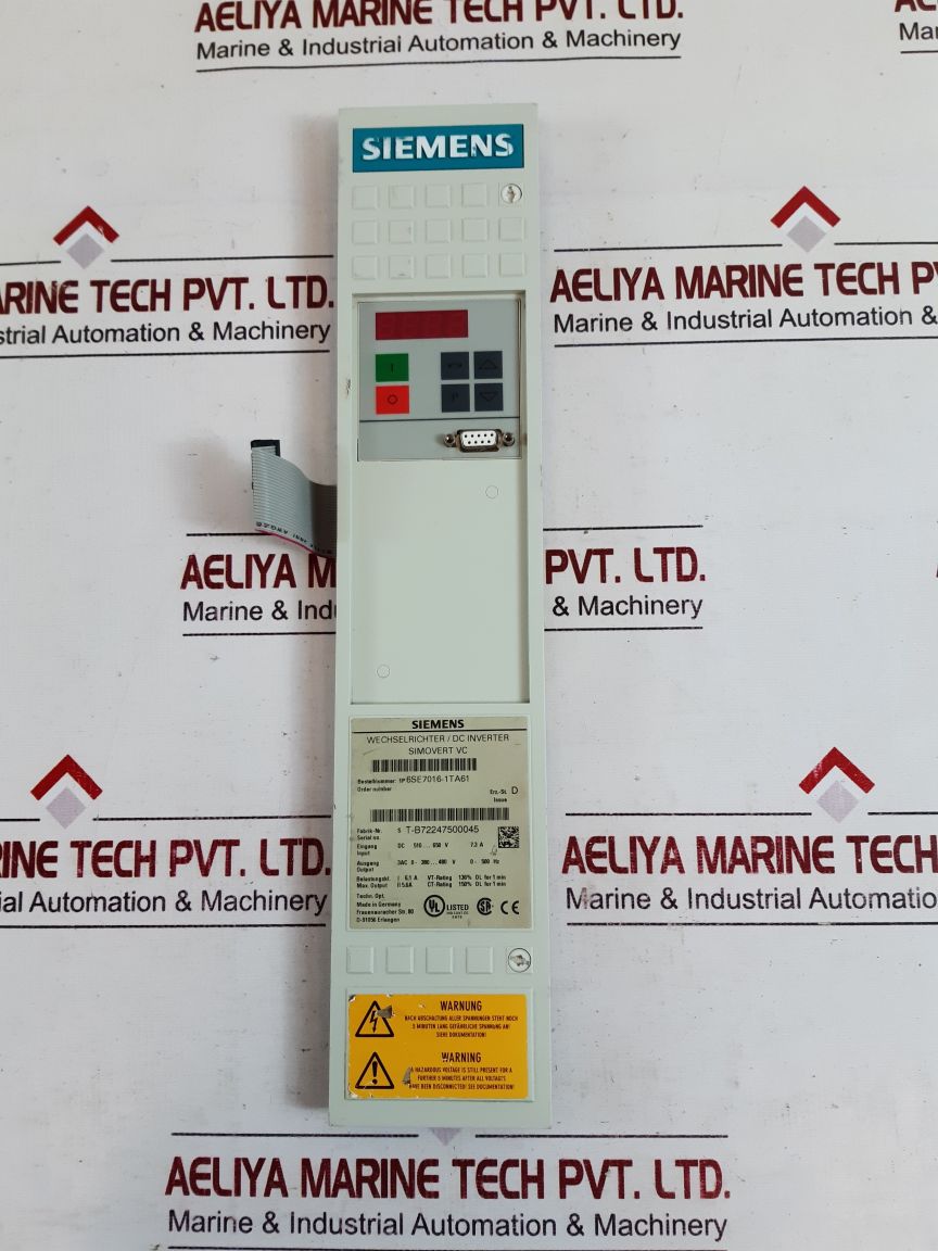 Siemens 1P 6Se7016-1Ta61 Inverter