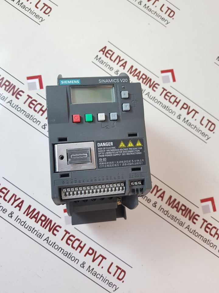 Siemens 1P 6Sl3210-5Bb18-0Uv0 Sinamics V20 Ac Drive
