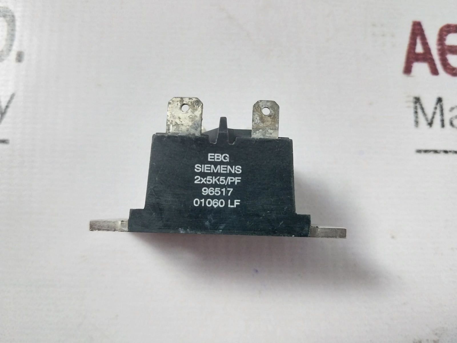 Siemens 2X5K5/Pf 96517 Resistor 01060 Lf