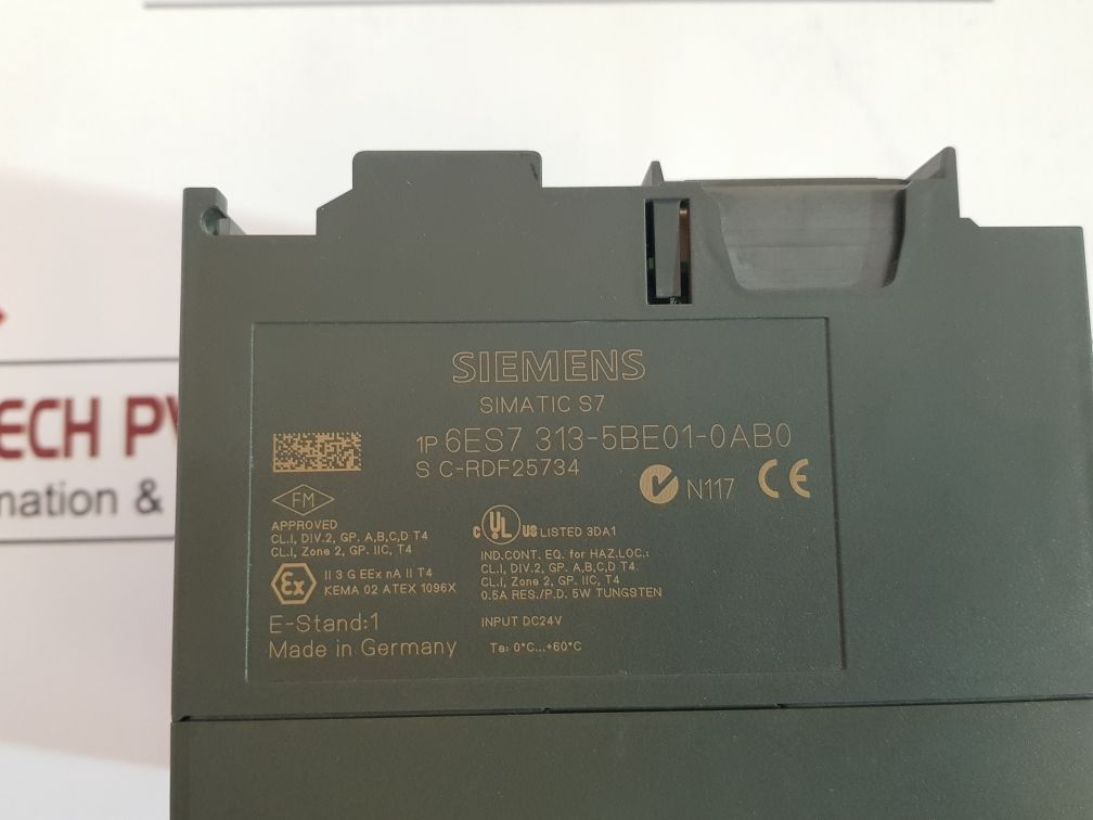 Siemens S7-300 Simatic 6Es7 313-5Be01-0Ab0 Unit
