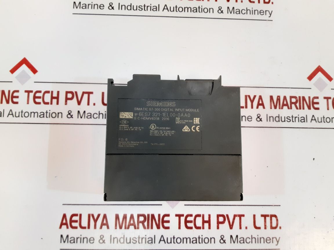 Siemens Simatic S7-300 Digital Input Module 6Es7 321-1El00-0Aa0