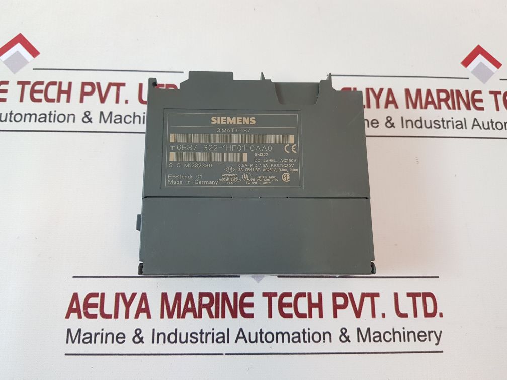 Siemens Simatic S7 6Es7 322-1Hf01-0Aa0 Digital Output Module 60°C