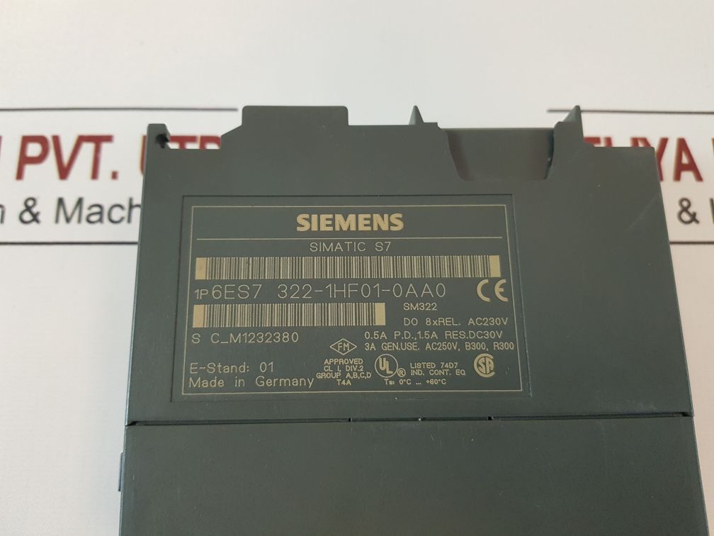 Siemens Simatic S7 6Es7 322-1Hf01-0Aa0 Digital Output Module 60°C