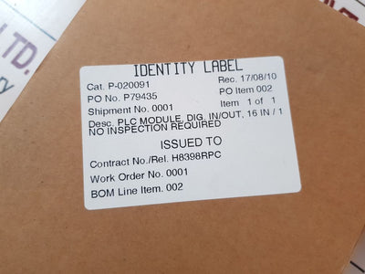 Siemens 323-1bl00-0aa0 digital i/o module e-stand: 7