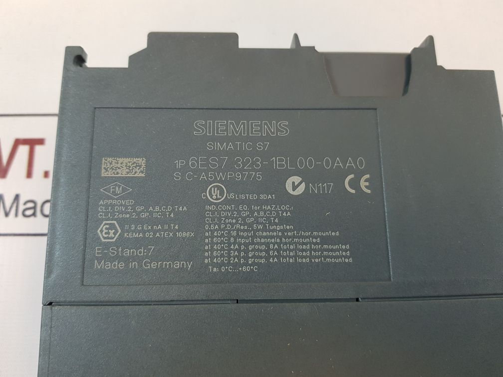 Siemens 323-1bl00-0aa0 digital i/o module e-stand: 7