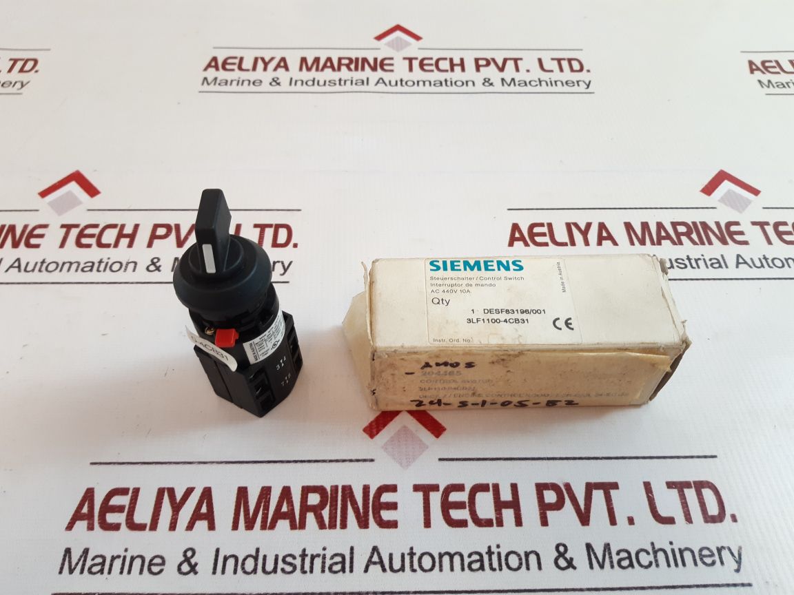 Siemens 3 Lf 110 Control Switch 3Lf110-4Cb31
