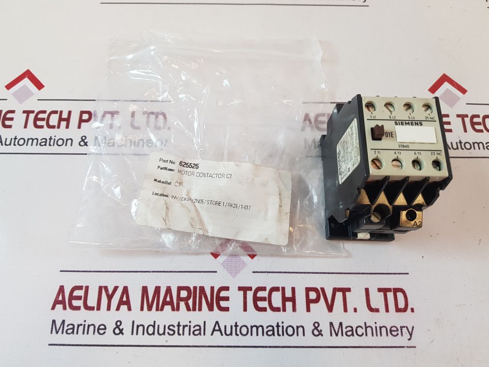 Siemens 3 Tb 40 11-0A Motor Contactor 