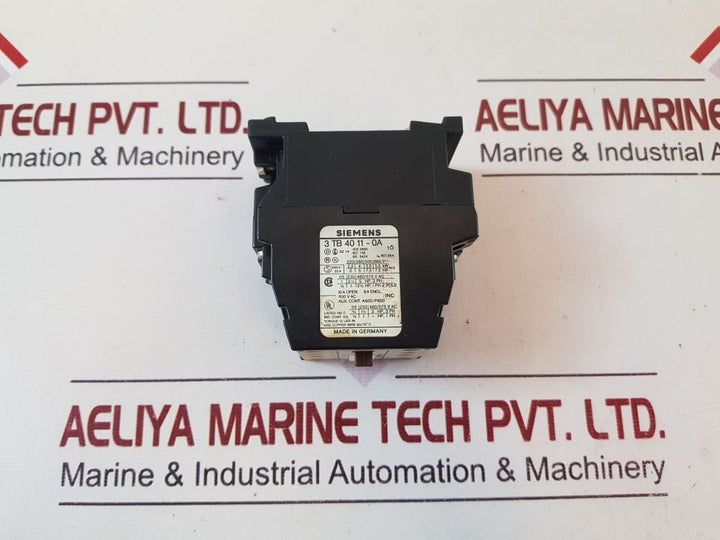 Siemens 3 Tb 40 11-0A Motor Contactor 