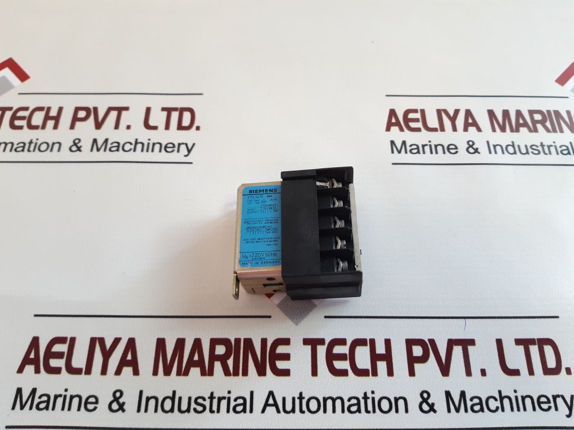 Siemens 3 Tg 22 10 -0M Control Relay