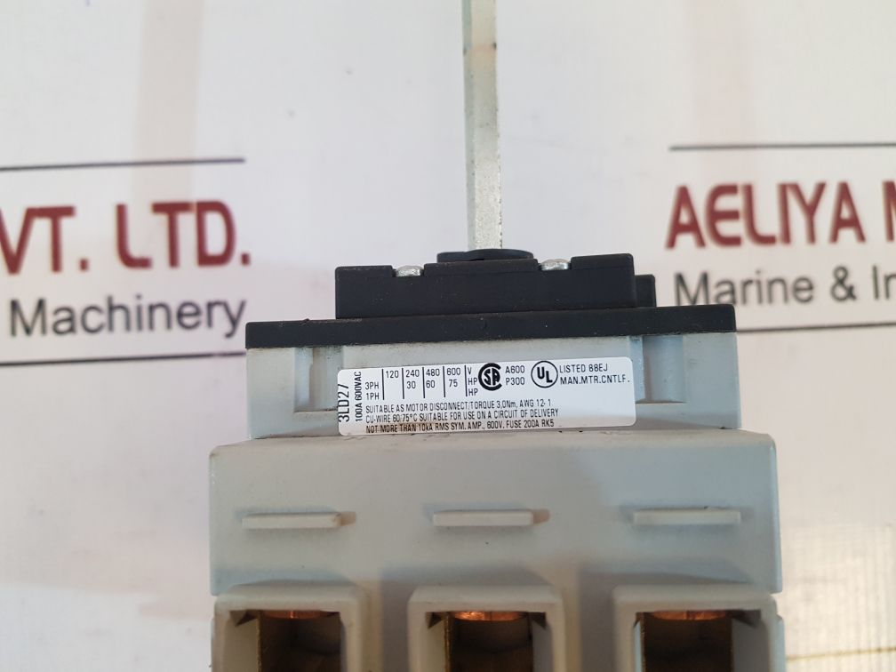 Siemens 3Ld2744-0Tk53 Main/Emerg. Stop Switch