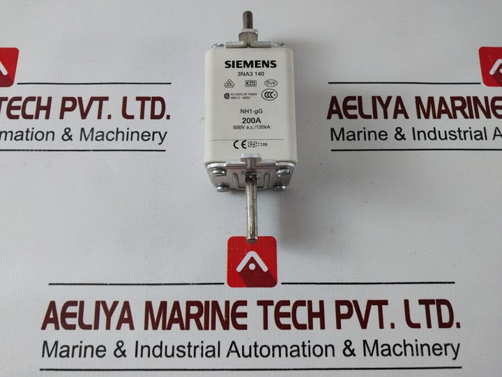 Lot Of 3X Siemens 3Na3 140 Fuse