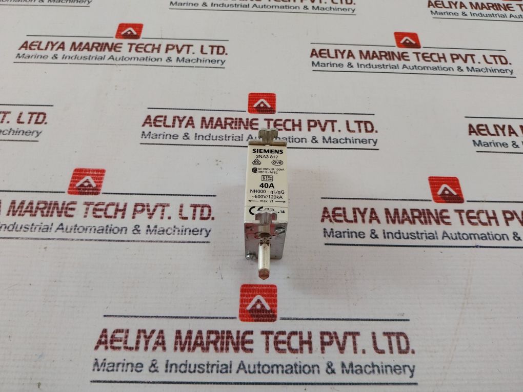 Siemens 3Na3 817 Fuse Link 40A