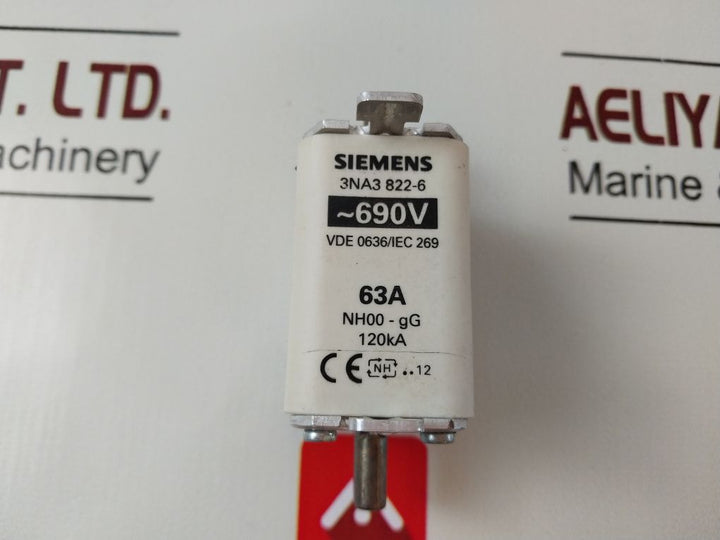 Siemens 3Na3 822-6 Fuse-link