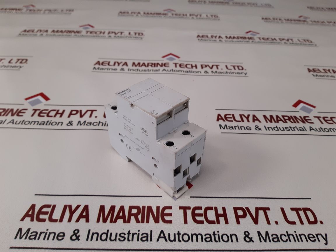 Siemens 3Nw7 023 2 Pole Din Rail Mountable Fuse Holder 32A 690V