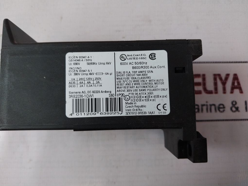 Siemens 3Rb2036-1Qw1 4Kv