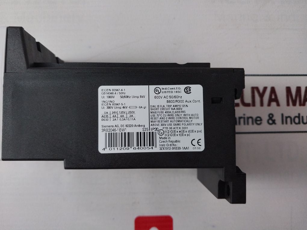 Siemens 3Rb2046-1Ew1 Solid-state Overload Relay 25-100A