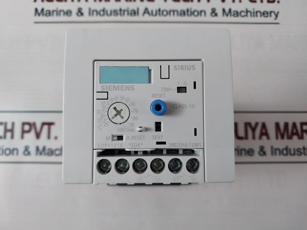 Siemens 3Rb2046-1Ew1 Solid-state Overload Relay 25-100A