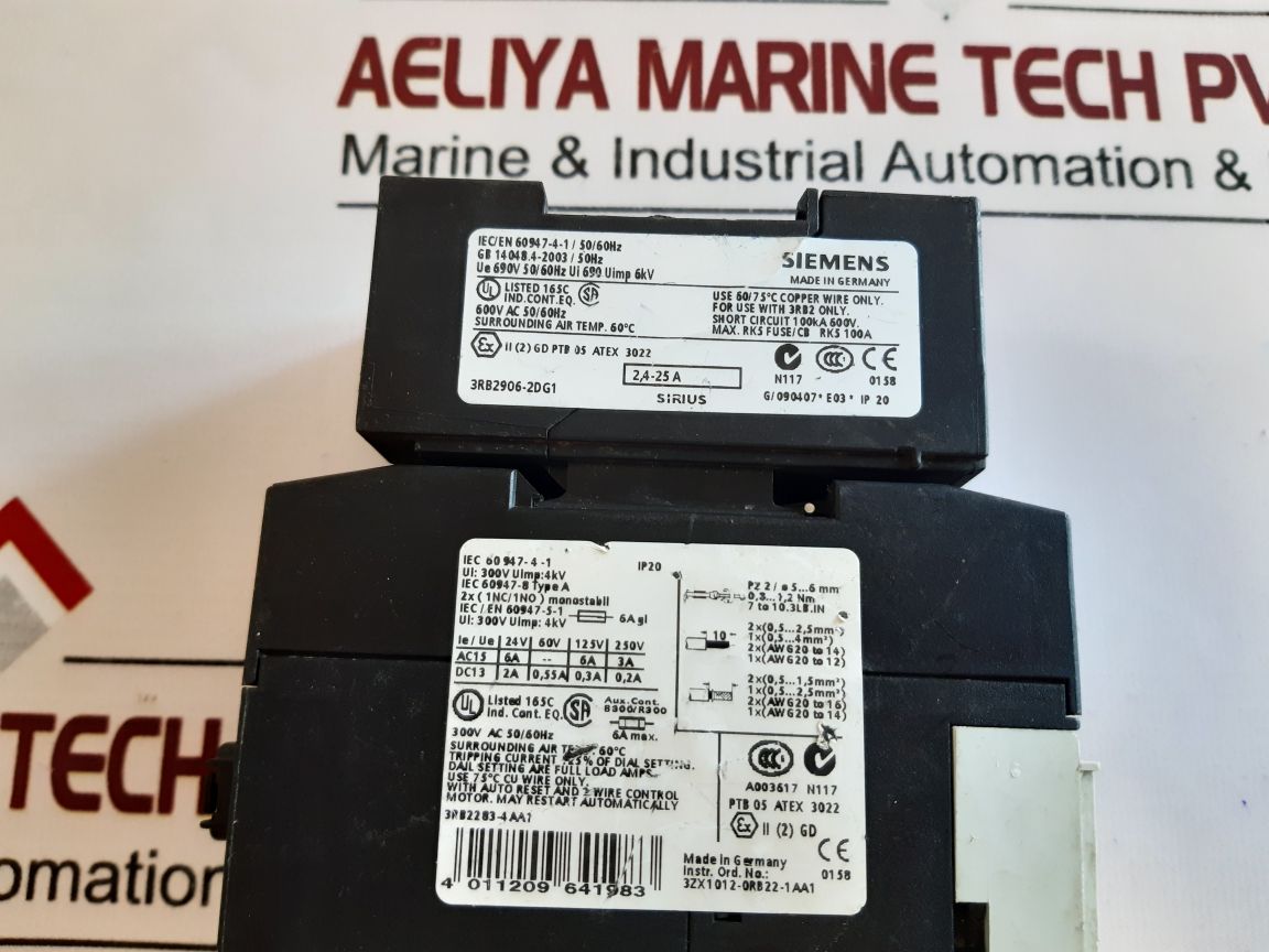 Siemens 3Rb2283-4Aa1 Evaluation Unit