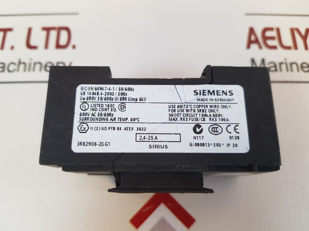 Siemens 3Rb2906-2Dg1 Current Transformer