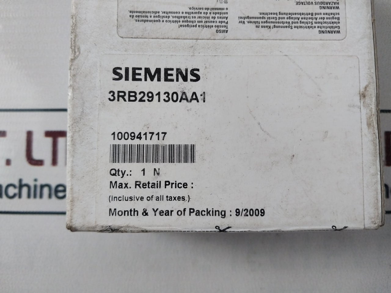 Siemens 3Rb2913-0Aa1 Terminal Support