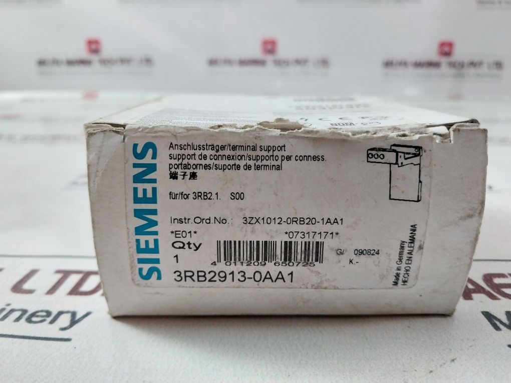 Siemens 3Rb2913-0Aa1 Terminal Support