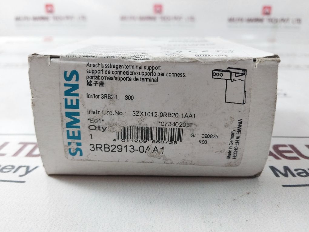 Siemens 3Rb2913-0Aa1 Terminal Support 100941717