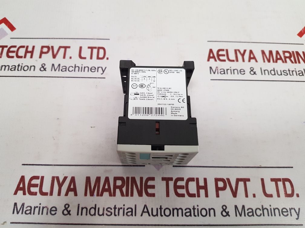 Siemens 3Rh1122-1Ap00 Contactor Relay 240V Ac