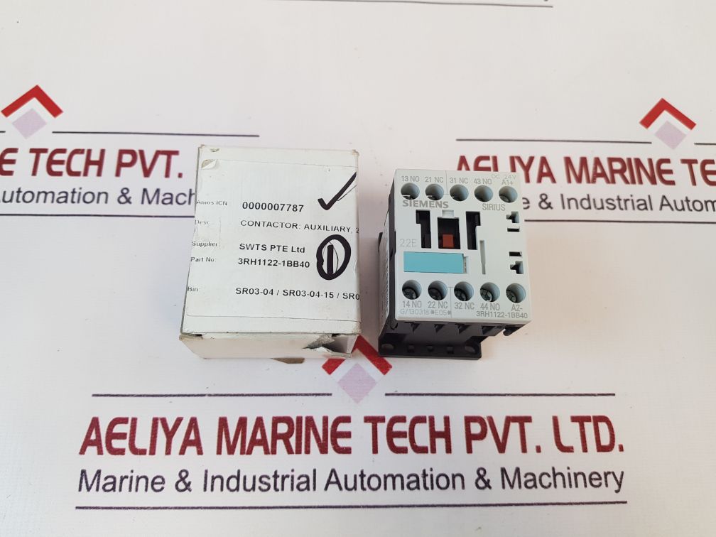 Siemens 3Rh1122-1Bb40 Contactor 