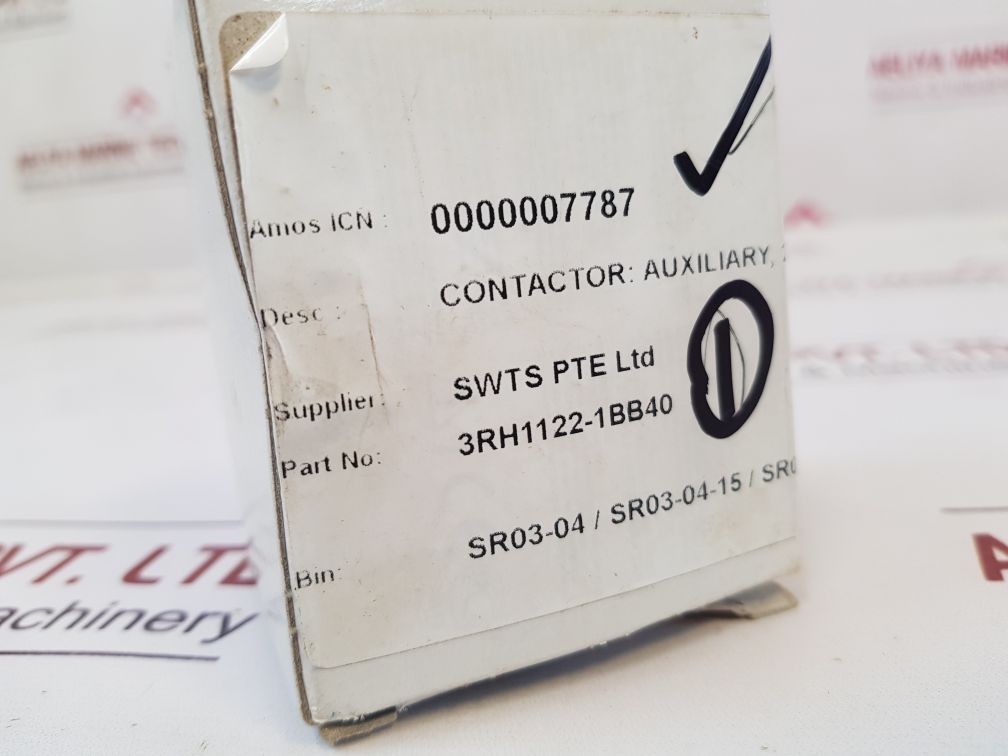 Siemens 3Rh1122-1Bb40 Contactor 
