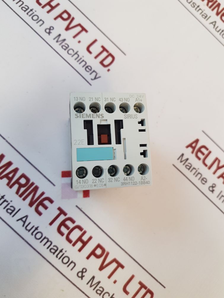 Siemens 3Rh1122-1Bb40 Contactor 