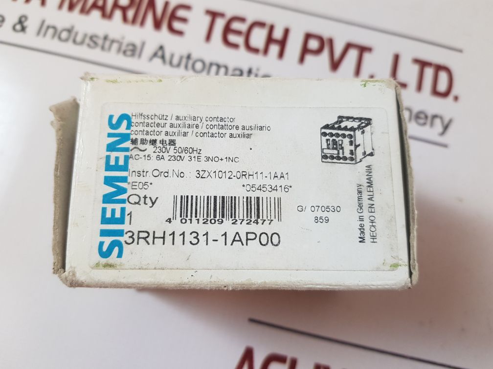 Siemens 3rh1131-1ap00 auxiliary contactor