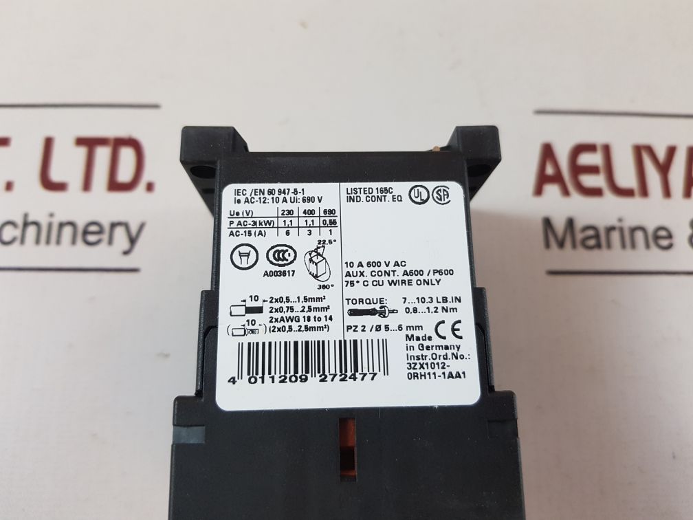 Siemens 3rh1131-1ap00 auxiliary contactor
