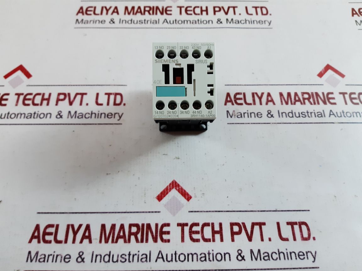 Siemens 3rh1140-1ap00 auxiliary contactor 230v 50/60hz