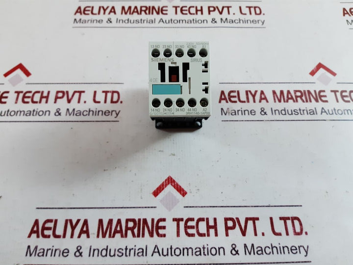 Siemens 3rh1140-1ap00 auxiliary contactor 230v 50/60hz