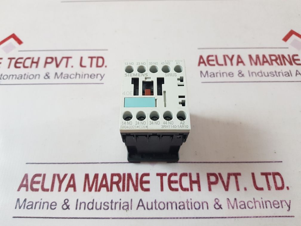 Siemens 3Rh1140-1Ar10 Contactor Relay
