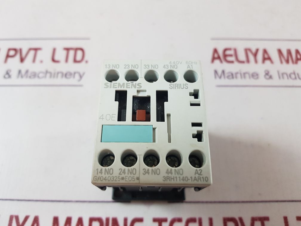 Siemens 3Rh1140-1Ar10 Contactor Relay
