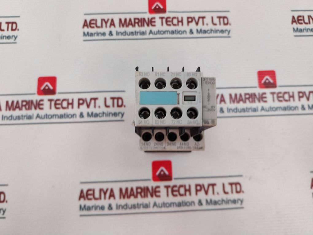 Siemens 3Rh1140-1Bb40 Auxiliary Contactor With 3Rh1911-1Ga22 Contact Block
