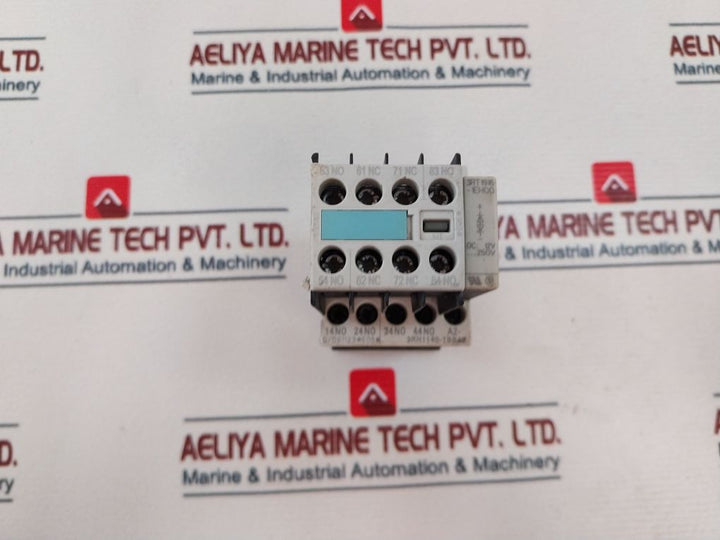 Siemens 3Rh1140-1Bb40 Auxiliary Contactor With 3Rh1911-1Ga22 Contact Block
