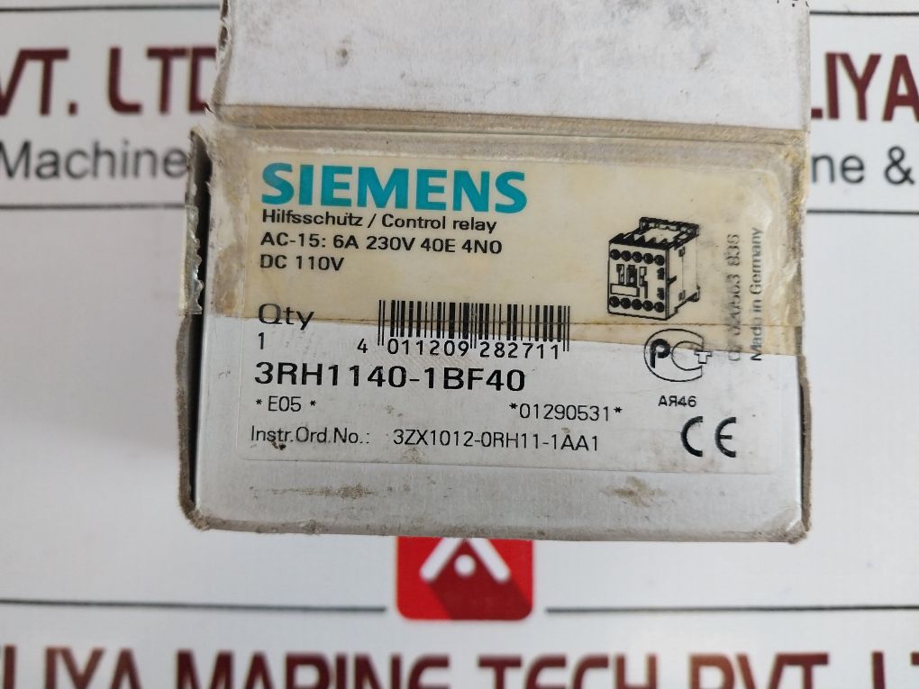 Siemens 3Rh1140-1Bf40 Control Relay