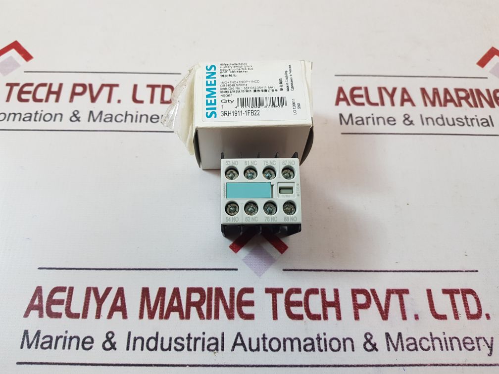 Siemens 3Rh1911-1Fb22 Switch Block
