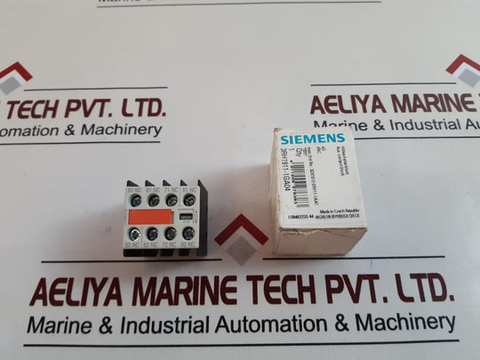 Siemens 3Rh1911-1Ga04-3Aa1 Auxiliary Contact Block
