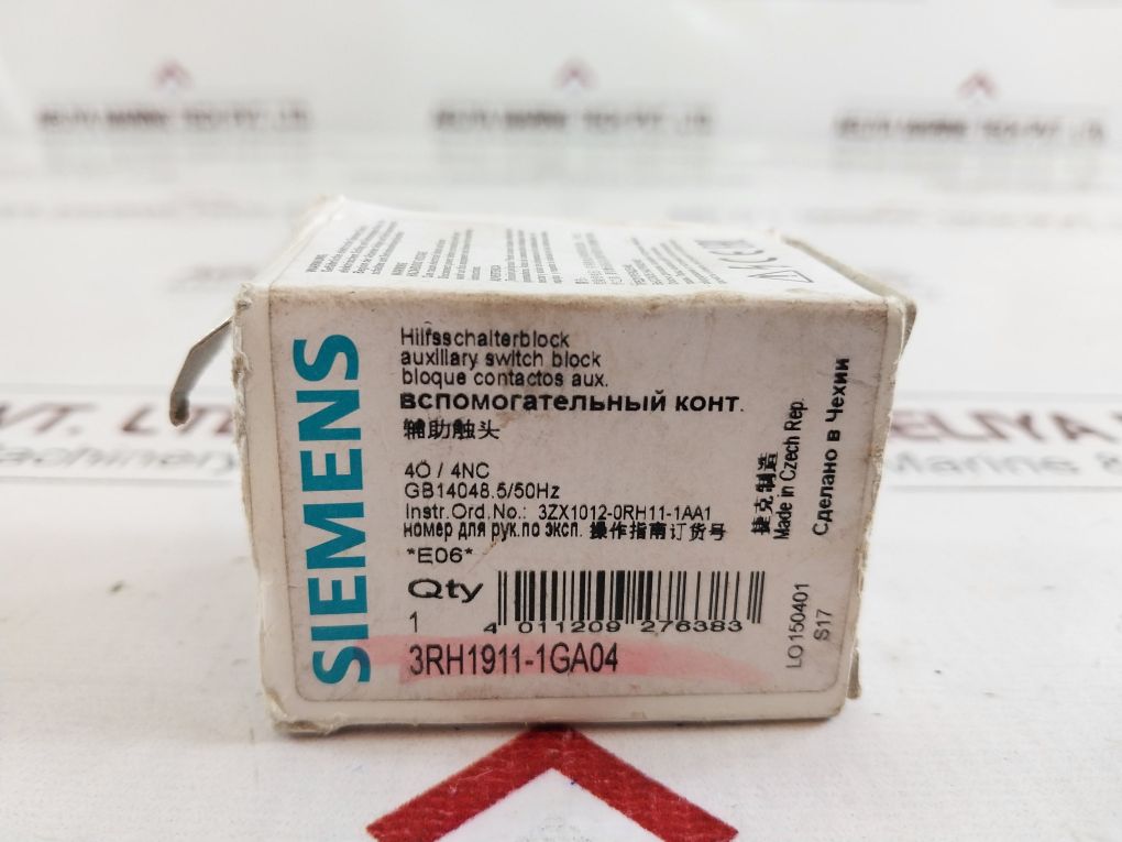 Siemens 3Rh1911-1Ga04 10A 690V