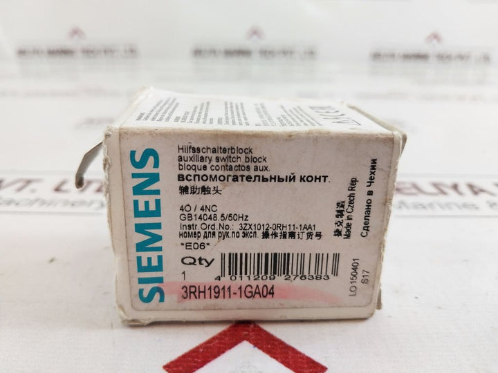 Siemens 3Rh1911-1Ga04 10A 690V