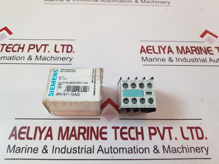 Siemens 3Rh1911-1Ga22 Auxiliary Contact Block
